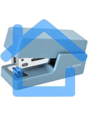 Степлер мини Deli ENS083BLUE ENS083 Linfini N10 24/6 (15 листов) синий, 15 скоб, металл/пластик блистер