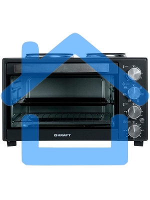 Мини-печь Kraft KFC-MOHP 380 HDGR 38 л, 1600 Вт, темно-серый