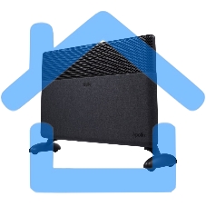 Конвектор Ballu Apollo digital INVERTER Space Black BEC/ATI-2002 черный, 2000 Вт, 25 м2, термостат, дисплей, WiFi