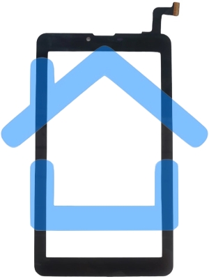 Сенсорное стекло (тачскрин) для Prestigio Wize 1177 4G, черное