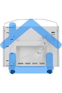 Конвектор Denzel XCE-1000 белый, 1000 Вт, 15 м2, термостат