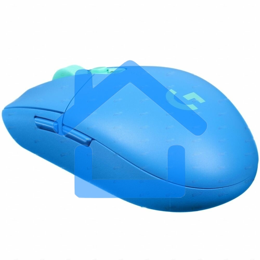 Мышь беспроводная Logitech G304 Lightspeed синий, 12000 dpi, радиоканал, USB, кнопки - 6