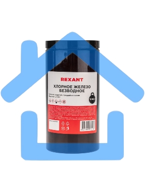 Хлорное железо безводное Rexant 09-3782, 1000 мл, банка