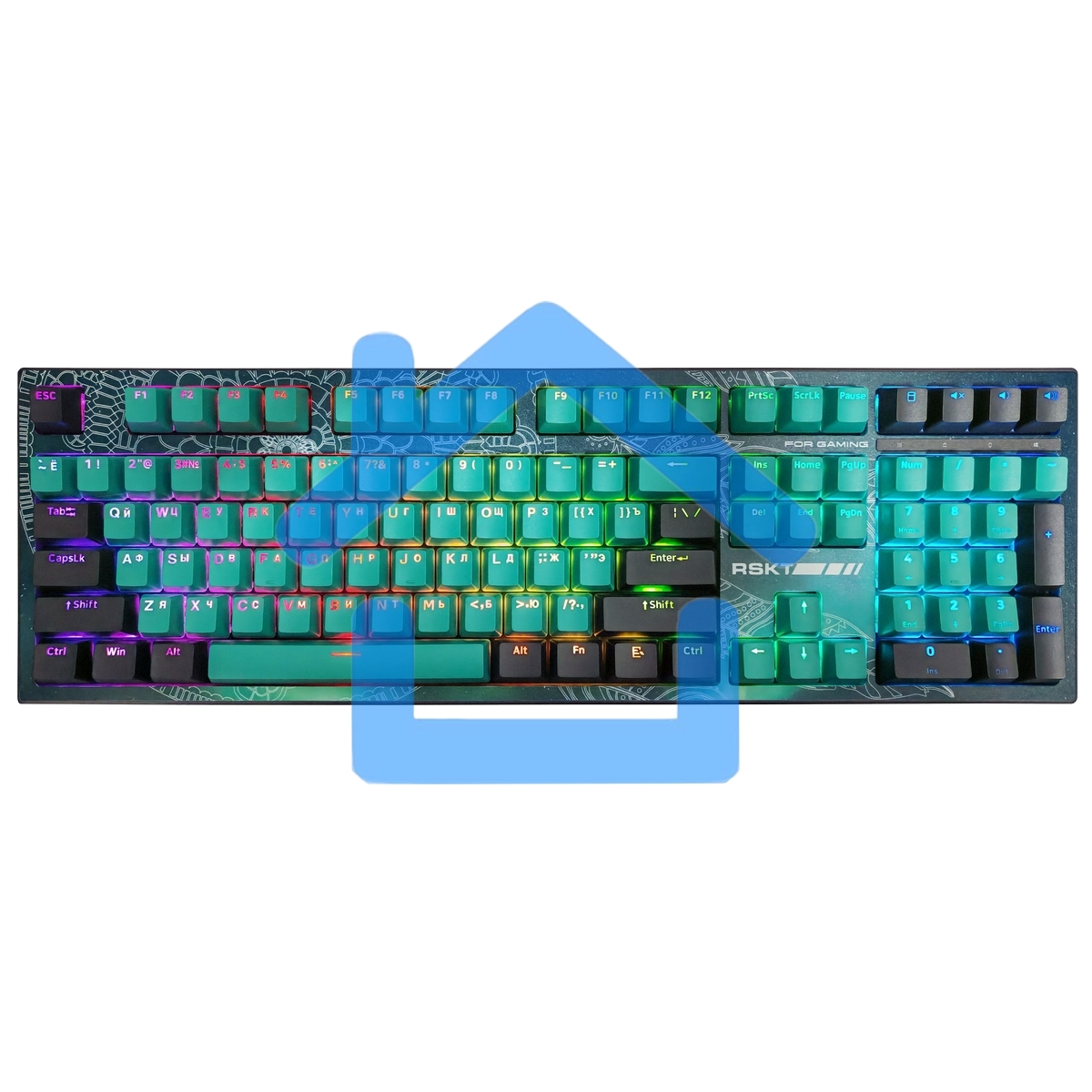 Клавиатура Raskat KM002 UV GREEN
