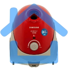 Пылесос Samsung VCC5251V3R 1800Вт, красный 410/1800 Вт, уборка сухая, пылесборник мешок, контейнер 2л