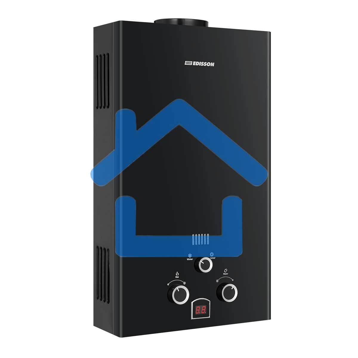 Колонка газовая Edisson E 20 D черный