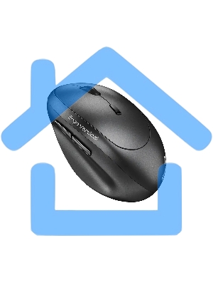 Мышь беспроводная Genius Genius Ergo 8350S /Вертикальная/бесшумная/1200-1600-2400 dpi/BlueEye/6 кнопок/USB-приемник/Bluetooth+2,4 ГГц/батарея AA/темно-серый (31030041400)