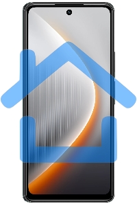 Смартфон Tecno POVA 7 Neo 8/128Gb, серебристый