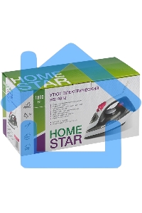 Утюг HomeStar HS-4012 серый (1800Вт, пар, спрей, паровой удар, самоочистка, керам.подошва)