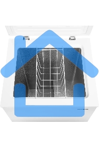 Морозильный ларь Hyundai CH1002, белый, 99л