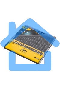 Набор ручного инструмента Deli Набор сверл по металлу HSS (1-10мм, 19 шт) Deli DH-MHZ019-ED1 пластиковый кейс