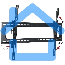 Кронштейн для телевизора Kromax STAR PRO-112 черный 55