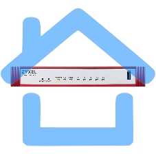 Межсетевой экран Zyxel USG FLEX 50HP, 1xRJ-45: 1G PoE+ (LAN/WAN), 4xRJ-45: 1G (LAN/WAN), 1xUSB3.0 **