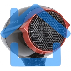 Фен SUPRA PHS-2017M черный/красный