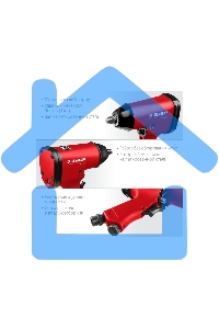 Ударный пневматический гайковерт ЗУБР МГ-320, 1/2