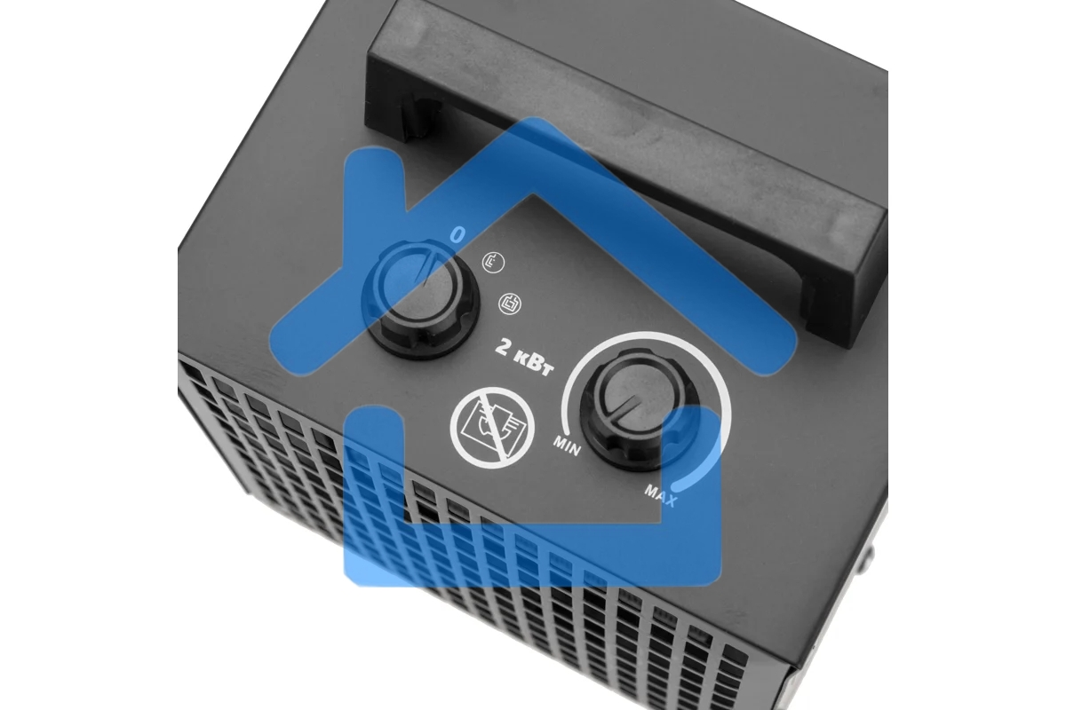 Пушка тепловая электрическая Rexant 60-0041 квадратная, PTC, 2кВт