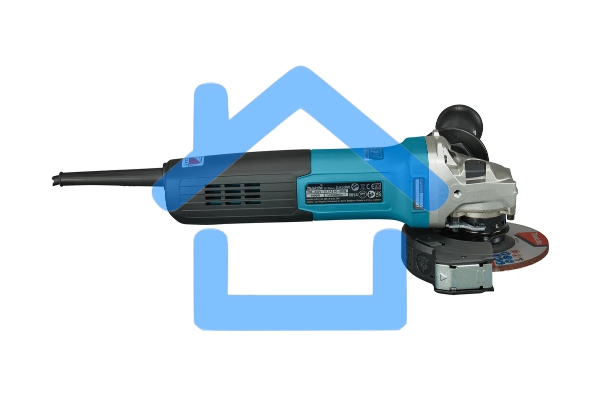 Углошлифовальная машина Makita GA5090X01 1900Вт 11500об/мин рез.шпин.:M14 d=125мм