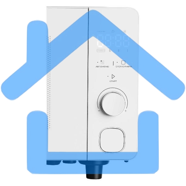 Микроволновая печь Willmark WMO-206SWF, 20л,700Вт,электр.ПУ,авторазмороз,автоочистка, белый