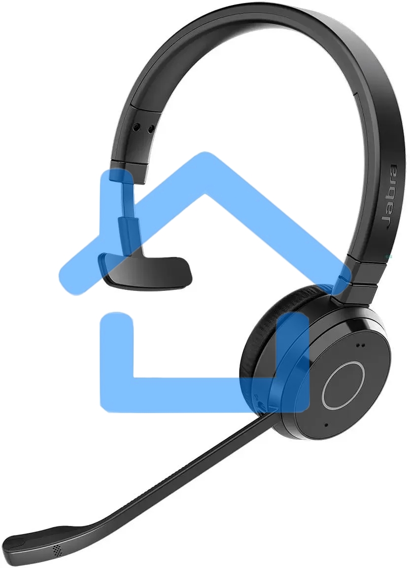 Беспроводная гарнитура Jabra Evolve 65 TE, Link 390a MS Mono Stand (PN: 6693-833-399) 