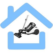 Пылесос Centek CT-2529 белый/черный, 350/2000 Вт, уборка сухая, пылесборник - контейнер, 2 л