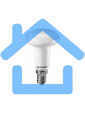 Лампа светодиодная ОНЛАЙТ 71651 OLL-R50-5-230-2.7K-E14