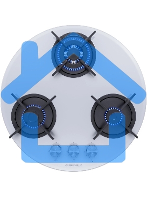 Газовая варочная панель Maunfeld EGHG.43.23CW/G