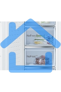 Встраиваемый морозильный шкаф Bosch GIN81AEF0U, белый, 212л, 5 ящиков