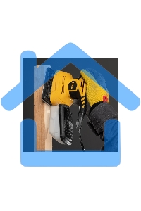 Машина плоскошлифовальная вибрационная 2 в 1 VDS-2, 130 Вт, 14000 об/мин Denzel