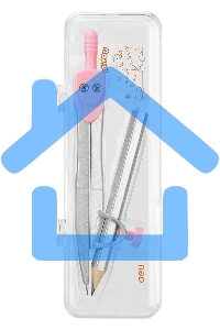 Циркуль Deli EH601, в комплекте: карандаш