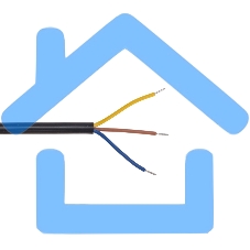 Источник питания (драйвер) 24В, 60Вт с проводами, влагозащищенный IP67 Rexant