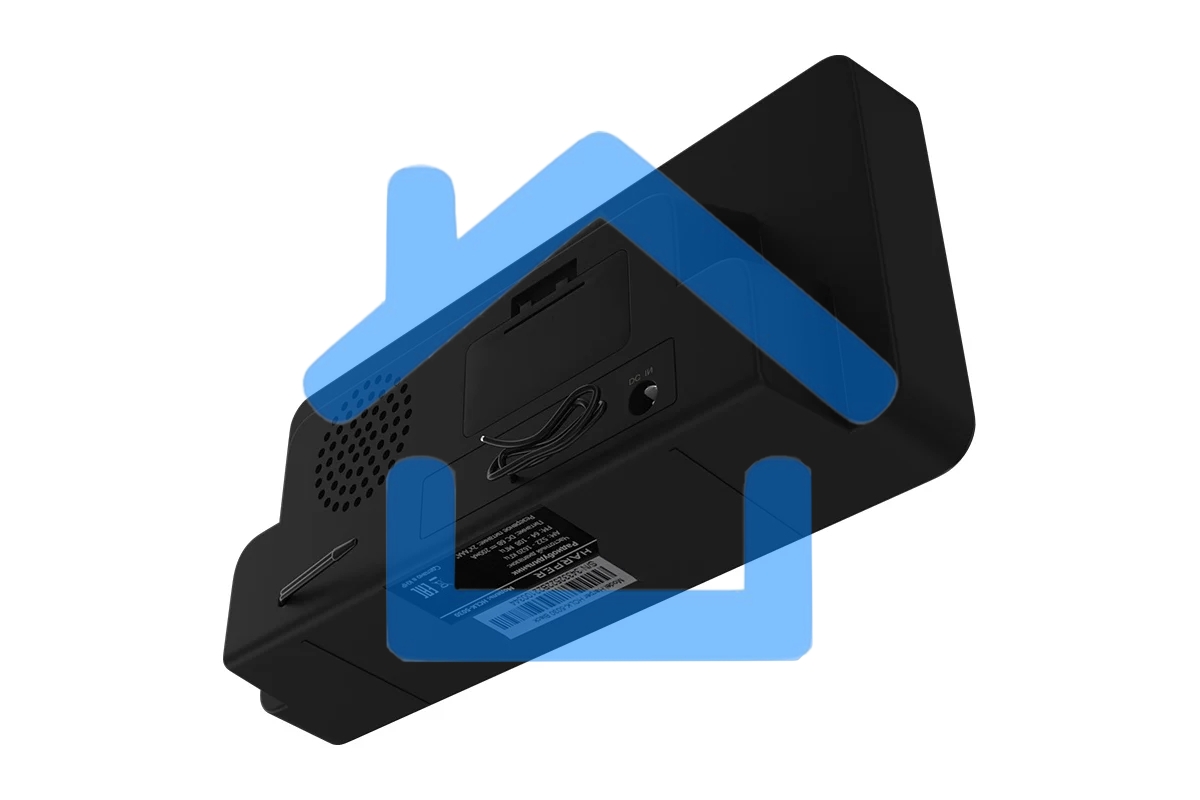 Радиобудильник Harper HCLK-5030 black - белый led