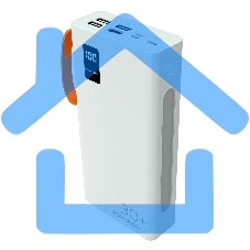 Портативный аккумулятор More choice (4620202550583) PB22-30 с кабелем 2USB 2.1A - 30000mAh белый