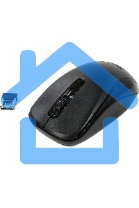 Мышь беспроводная Genius NX-7005 черный, 1200 dpi, радиоканал, USB, кнопки - 3