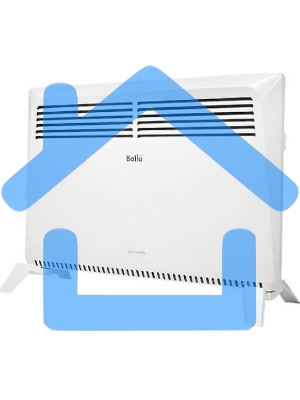 Конвектор Ballu Solo Turbo BEC/SMT-2000 белый, 2000 Вт, 25 м2, термостат