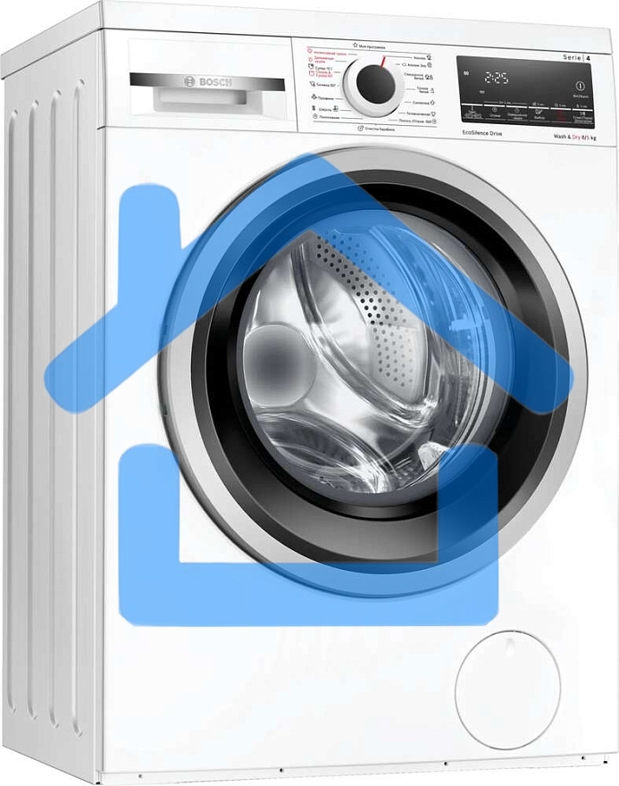 Стирально-сушильная машина Bosch WDS28460ME белый, загрузка фронтальная 8 кг, 1400 об/мин., класс: А