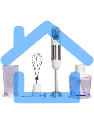 Блендер погружной JVC JK-HB5125 1800 Вт, белый