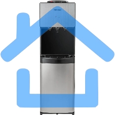 Кулер Hotfrost V400BS напольный компрессорный серебристый/черный