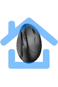 Мышь беспроводная Genius Genius Ergo 8350S /Вертикальная/бесшумная/1200-1600-2400 dpi/BlueEye/6 кнопок/USB-приемник/Bluetooth+2,4 ГГц/батарея AA/темно-серый (31030041400)