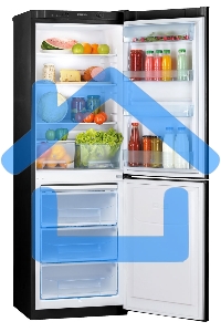 Холодильник Pozis RK-139 A черный двухкамерный 205/130л морозилка снизу