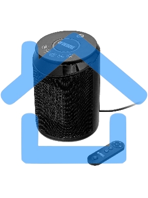 Тепловентилятор керамический Denzel DTFC-2000X, 1000/2000 Вт, 20 м2, 3 режима, пульт, Wi-Fi, термостат