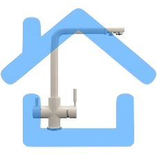 Кухонный смеситель Maunfeld MFQT-16LBG светло-бежевый