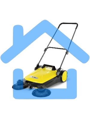 Подметальная машина ручная Karcher S 4 Twin 20 л, 2400 м²/ч