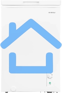 Морозильный ларь Hyundai CH1002, белый, 99л