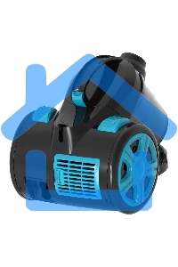 Пылесос Blackton Bt VC1802B черный/голубой, 350/1400 Вт, уборка сухая, пылесборник контейнер 2 л