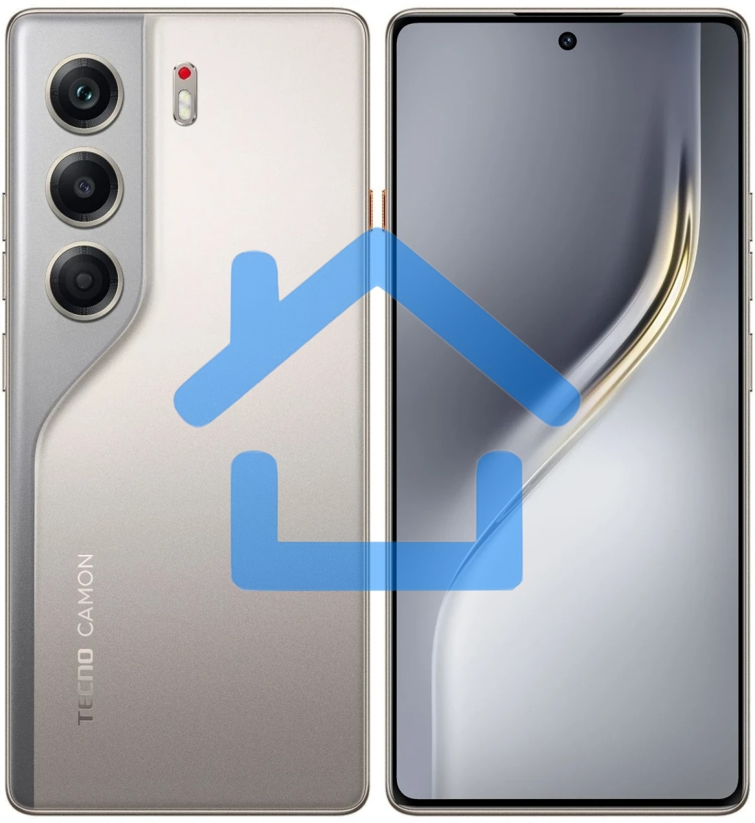 Смартфон Tecno Camon 40 12/256Gb бежевый титан