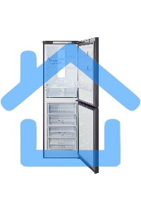 Холодильник Бирюса Б-W940NF графит двухкамерный 210/130л морозилка снизу, No Frost