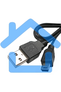 Кабель 5bites UC5007-005 USB2.0, AM/min 5pin, 0.5м.
