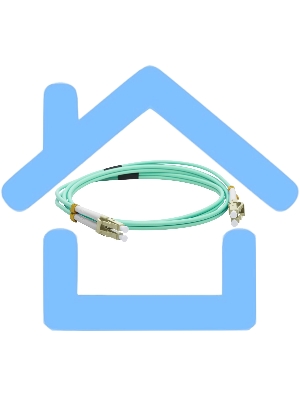 Кабель Патч-корд Lanmaster LAN-2LC-2LC/OM3-3.0 2x50/125 OM3 LC дуплекс-LC дуплекс 3м LSZH голубой