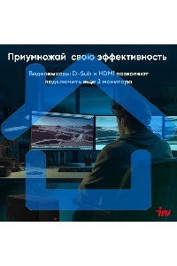 Компьютер IRU Home 310H6SE MT i3 13100 (3.4) 8Gb SSD256Gb UHDG 730 Free DOS GbitEth 400W черный (2032024)