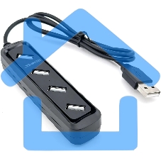 Разветвитель USB 2.0 BPH-1729 4порт. черный